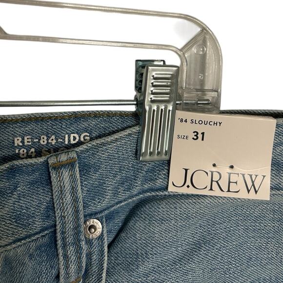 J. Crew '84 Slouchy Jean Women's 31 Mid-Rise Anchor Pocket Rigid RE-84-IDG NEW - Picture 5 of 10